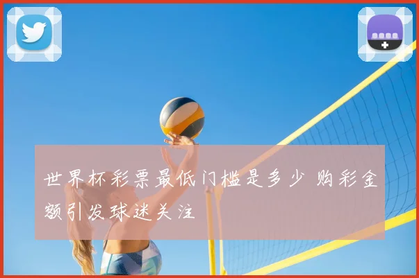 世界杯彩票最低门槛是多少 购彩金额引发球迷关注